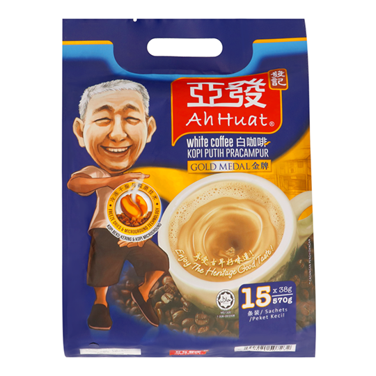 AH HUAT WHITE COFFEE GOLD MEDAL FD 38G X 15S